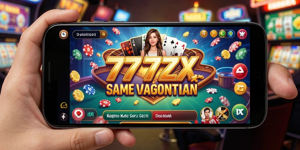 Tampilan menarik gameplay Kasino di 777ZX dengan suasana mendebarkan.