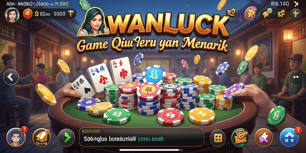 Tampilan gameplay seru dari AWANLUCK dalam QiuQiu.