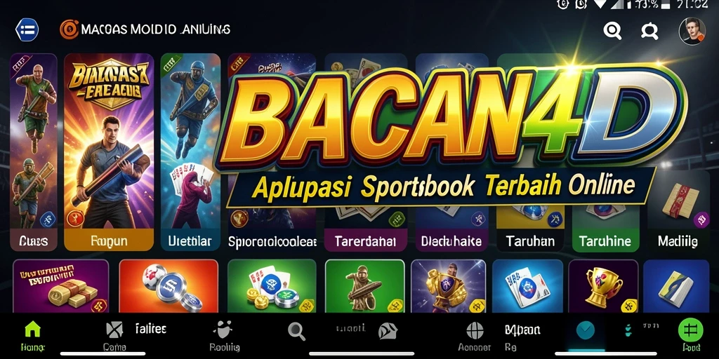 Tampilan gameplay taruhan olahraga yang menarik di BACAN4D.