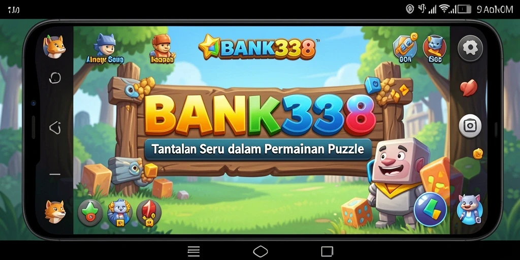 Tampilan gameplay BANK338 yang menarik dan penuh warna.