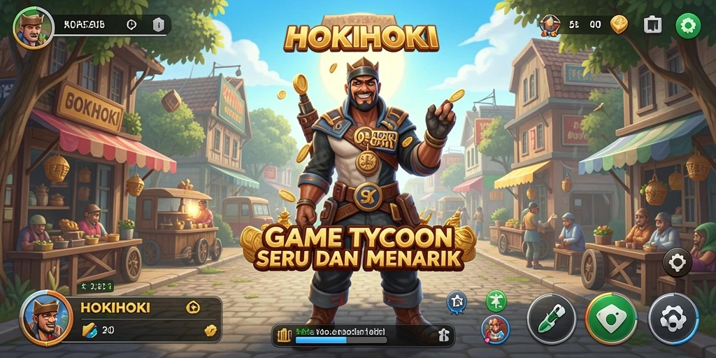 Tampilan gameplay HOKIHOKI yang menarik dan dinamis.