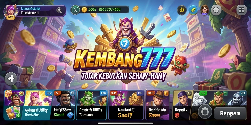 Tampilan antarmuka KEMBANG777 yang user-friendly dan fungsional.