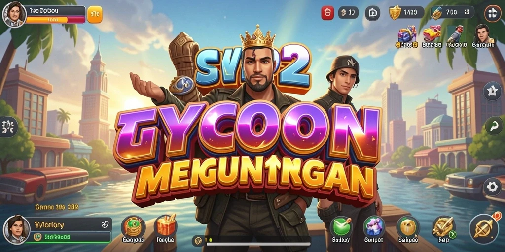 Tampilan gameplay <strong>SVIP2</strong> yang penuh strategi dan keseruan Tycoon.