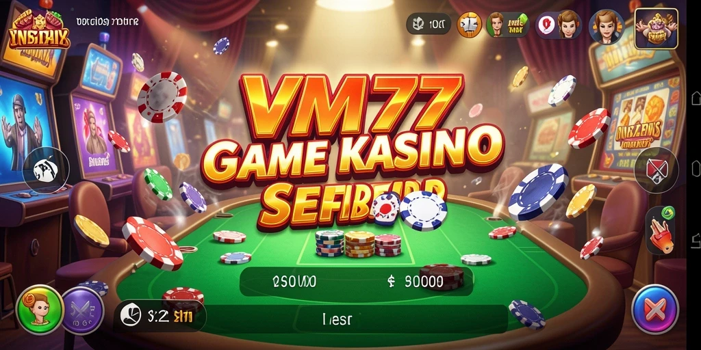 Gambaran gameplay seru di aplikasi Kasino VM777.